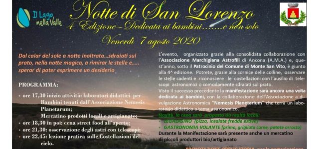 Notte di San Lorenzo – 7 agosto